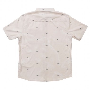 SALTY CREW FLAGSHIP UV BUTTON UP SHIRT NATURAL