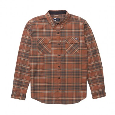 SALTY CREW FATHOM TECH FLANNEL LS SHIRT RUSSET