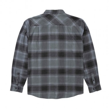 SALTY CREW EARLY BIRD FLANNEL LS SHIRT PIRATE BLACK