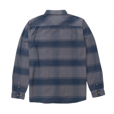 SALTY CREW DAYBREAK FLANNEL LS SHIRT MIDNIGHT NAVY