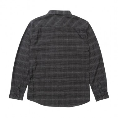 SALTY CREW DAYBREAK FLANNEL LS SHIRT PIRATE BLACK