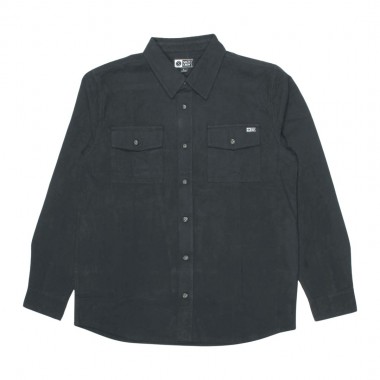 SALTY CREW ATLAS FLANNEL LS SHIRT PIRATE BLACK