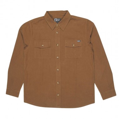 SALTY CREW ATLAS FLANNEL LS SHIRT WASHED BRONZE