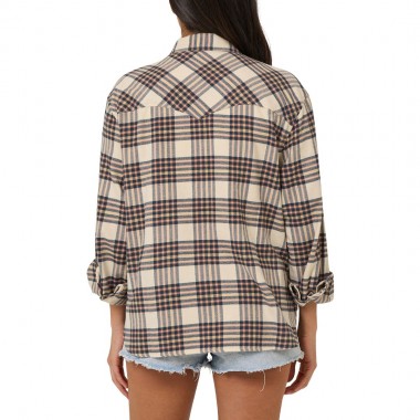 SALTY CREW OUT WEST W FLANNEL LS SHIRT BIRCH