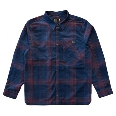 SALTY CREW BREAKER CORD LS SHIRT MIDNIGHT NAVY