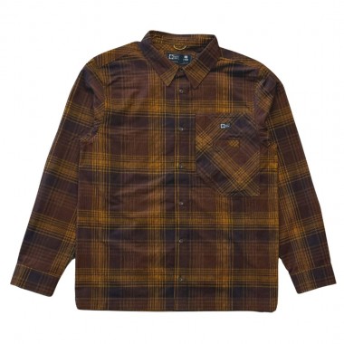 SALTY CREW BREAKER CORD LS SHIRT ROCKY ROAD