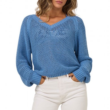 SALTY CREW SURGE W SWEATER ASH BLUE