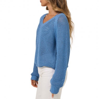 SALTY CREW SURGE W SWEATER ASH BLUE