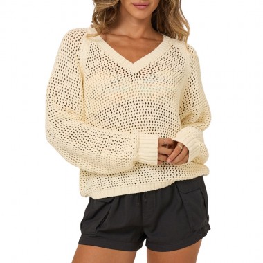 SALTY CREW SURGE W SWEATER OFF WHITE