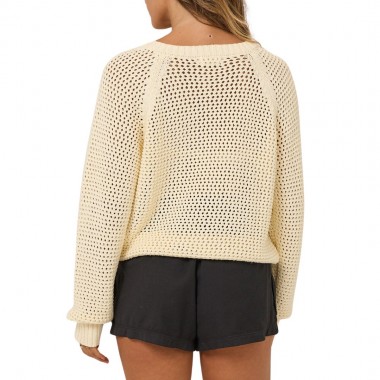 SALTY CREW SURGE W SWEATER OFF WHITE