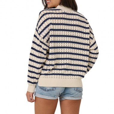 SALTY CREW CAPTAINS W CARDIGAN OFF WHITE