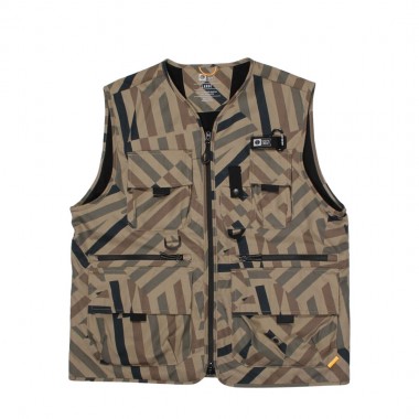 SALTY CREW STREAM TECH VEST KHAKI DAZZLE