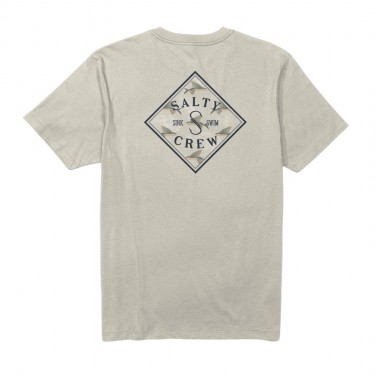 SALTY CREW TIPPET FILL TEE MOONBEAM