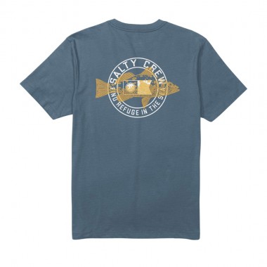 SALTY CREW KRITTER STAMP TEE SLATE