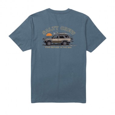 SALTY CREW GET READY TEE SLATE