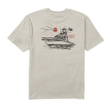 SALTY CREW ONBOARD CLASSIC TEE MOONBEAM