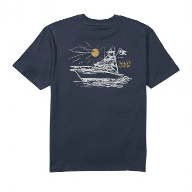 SALTY CREW ONBOARD CLASSIC TEE NAVY