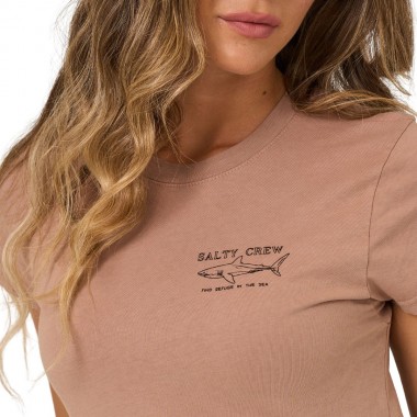 SALTY CREW SHARK ANATOMY MODERN W TEE MOCHA