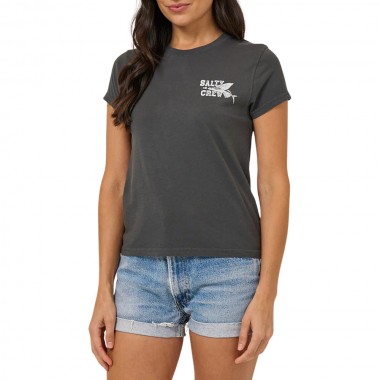 SALTY CREW FLYER MODERN W TEE CHARCOAL