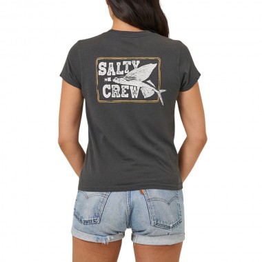 SALTY CREW FLYER MODERN W TEE CHARCOAL