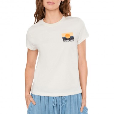 SALTY CREW RETRO WAVE MODERN W TEE OFF WHITE