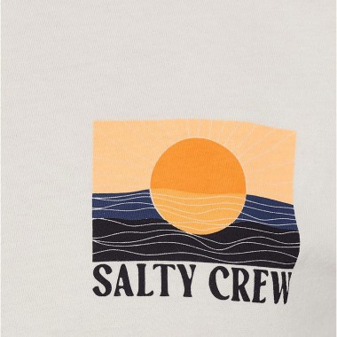 SALTY CREW RETRO WAVE MODERN W TEE OFF WHITE