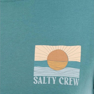 SALTY CREW RETRO WAVE MODERN W TEE TEAL