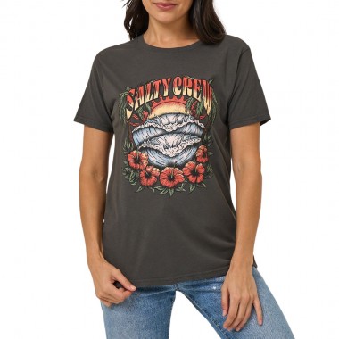 SALTY CREW SC TOUR BF W TEE CHARCOAL