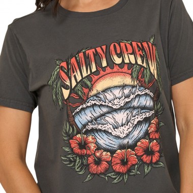 SALTY CREW SC TOUR BF W TEE CHARCOAL