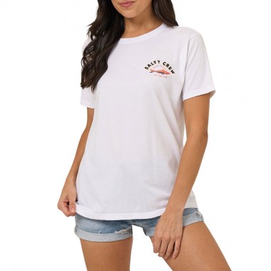 SALTY CREW SARDINE BF W TEE WHITE