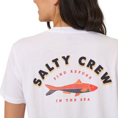 SALTY CREW SARDINE BF W TEE WHITE