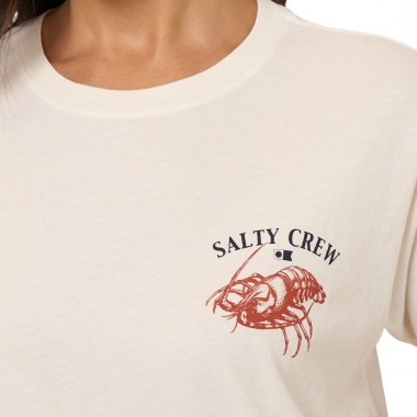 SALTY CREW AMERICAN CATCH BF W TEE OFF WHITE