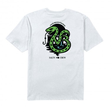SALTY CREW MB SNAKE TEE WHITE