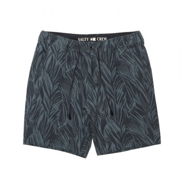 SALTY CREW TRANSOM OVERDYE SHORTS WASHED GREEN