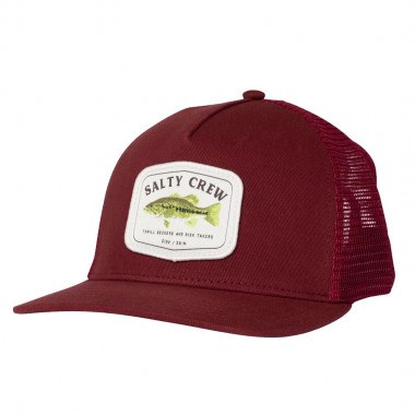 SALTY CREW BIGMOUTH TRUCKER CAP GARNET