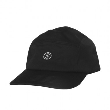 SALTY CREW HOOKS 5 PANEL CAP PIRATE BLACK