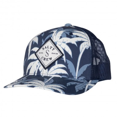 SALTY CREW SEALINE RETRO W TRUCKER CAP TRUE NAVY
