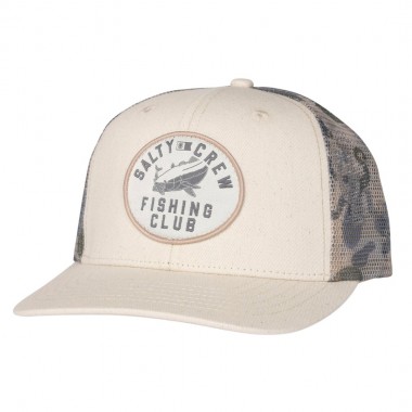 SALTY CREW ON A MISSION W TRUCKER CAP OFF WHITE