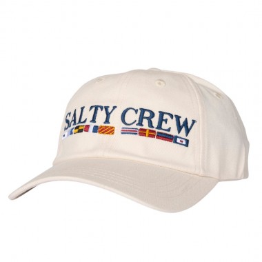 SALTY CREW FLAG W DAD HAT OFF WHITE