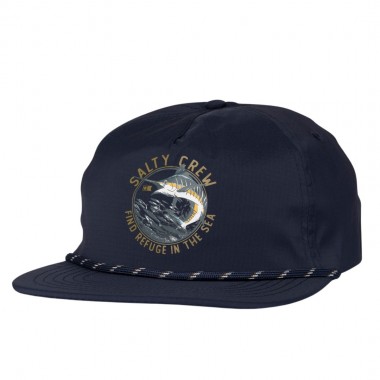SALTY CREW BOW LINE SNAPBACK CAP NAVY