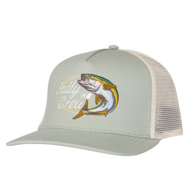 SALTY CREW YELLOW TAILED TRUCKER CAP MINERAL TEAL