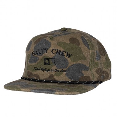 SALTY CREW STEADFAST SNAPBACK CAP SAND CAMO