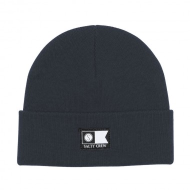 SALTY CREW FLAGSHIP BEANIE NAVY