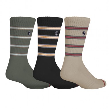 SALTY CREW SHOREBREAK SOCKS 3 PACK MULTI