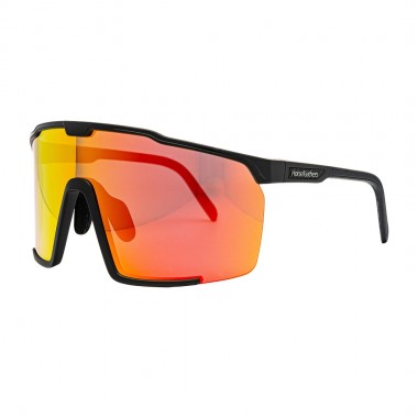 HORSEFEATHERS PROTON SUNGLASSES MATT BLACK/MIRROR RED
