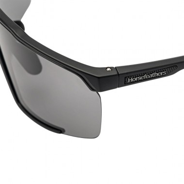 HORSEFEATHERS PROTON SUNGLASSES MATT BLACK/SMOKE