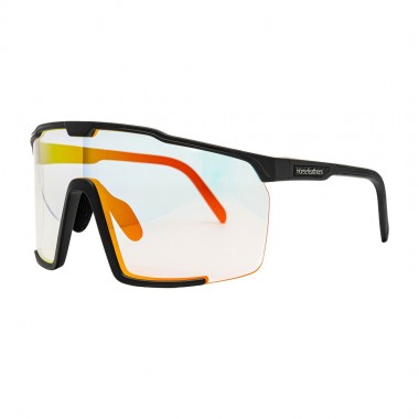HORSEFEATHERS PROTON PHOTOCHROMIC SUNGLASSES MT BLK/MIRROR RED