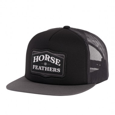 HORSEFEATHERS TEX TRUCKER CAP BLACK