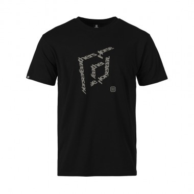 HORSEFEATHERS CUBE T-SHIRT BLACK