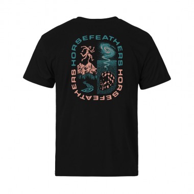 HORSEFEATHERS INSTINCT T-SHIRT BLACK